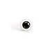 Darice SBE30 Solid Black Eyes with Washers, 9mm (Pack of 50)