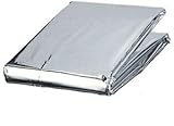 ASA Techmed Emergency Mylar Thermal Blanket, Foil Rescue Space Blanket – Silver – Designed for NASA, Outdoors, Survival, Hiking, Natural Disasters, First Aid, Marathons