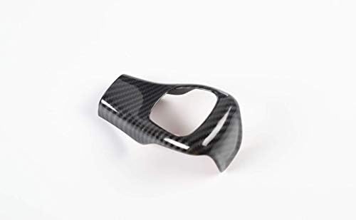 Nicebee ABS Car Interior Gear Shift Knob Handle Decorative Trim Cover for Jeep Cherokee 2014-2018 (Carbon Fiber Grain): Automotive
