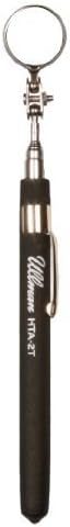Ullman HTA-2T Pocket Telescopic Inspection Mirror with Cushion Grips, 7/8" Diameter, 5-5/16" to 27-1/8" Extended Handle Length by Ullman