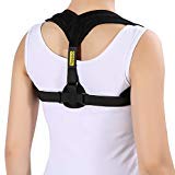 Yosoo Back Posture Corrector Adjustable Clavicle Brace Comfortable Correct Shoulder Posture Support Strap for Women Men Improve Posture Correction Computer Sitting Work Prevents Slouching