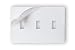 Stick 'N' Seal Adhesive Backed Triple Switch Draft Sealers. Save Energy and Money. Pack of 3