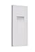 CLOUDY BAY 120V Dimmable LED Step Light,Vertical,3000K Warm White 3W,Stairway Stair Light,White Finish