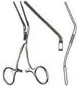 Debakey Ring Handled Bulldog Clamps, 4-3/4in, 45 Degrees