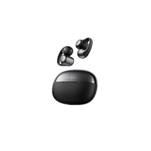Shokz (ショックス) OpenDots ONE イヤーカフ ワイヤレスイヤホン オープンイヤー イヤホン 耳挟み式 ブラック