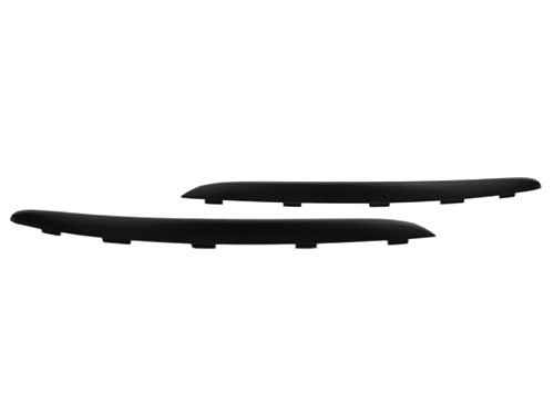 PROMOTORING For 06-09 Volkswagen Jetta MK5 Fog Light Grille Upper Trim - Black (2006 2007 2008 2009)