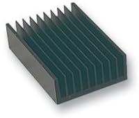 Heat Sink, Extruded Range - 4, Black Anodized, Extrusions, High Power, 0.29 °C/W, 40.6 mm, 300 mm