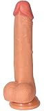 SHEQU Realistic Dildo with Suction Cup for Vagina & Anal Play, 8.8…