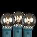 Novelty Lights 25 Pack G40 Outdoor Globe Replacement Bulbs, Clear, C7/E12 Candelabra Base, 5 Watt