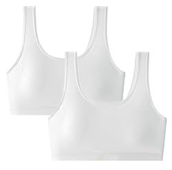Herepai Big Girls' Sports Bra with Breathable Pads