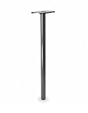 Architectural Mailboxes 7516P Pacifica In-Ground Steel Mailbox Post, Pewter, Pewter