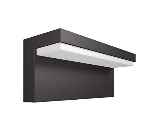 Philips Luminaire Extérieur Led Applique Bustan Gris Lumière Blanc Chaud
