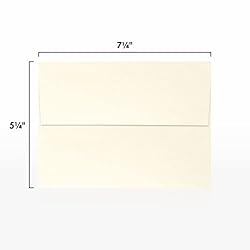 LUXPaper A7 Invitation Envelopes for 5 x 7 Cards in