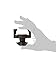 Techmount Universal Motorcycle Control Mount 4-31001-B-TechGripper - The Most Dependable Holder for Phones with or Without a Case! - Extra Strong and Reliable - Adjustable to Fit Most Motorcycles!