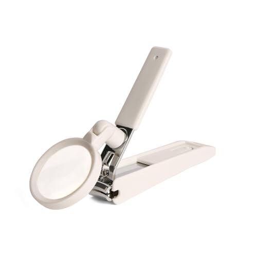 Kikkerland Nail Clippers with Magnifying Glass