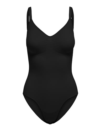 ONLY Body sans Coutures Onlshape Up Gainant, Noir, S-M Femmes