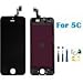 LCD Disply Touch Screen Digitizer Glass Replacement Full Assembly for IPhone 5C Black
