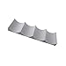 BESTONZON European Style Wine Rack Countertop Plastic Wine Bottle Display Mat Can Easy Stacker Storage Rack for Kitchen (Dark Grey)