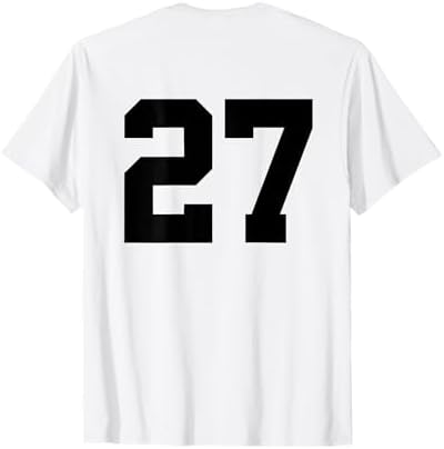 Amazon.com: Number 22 (on Back) Sports Team Jersey Number T-Shirt