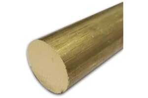 ONLINE METAL SUPPLY 2.250 (2-1/4 inch) x 3 inches, C360-H02 Brass Round Rod, Bar Stock