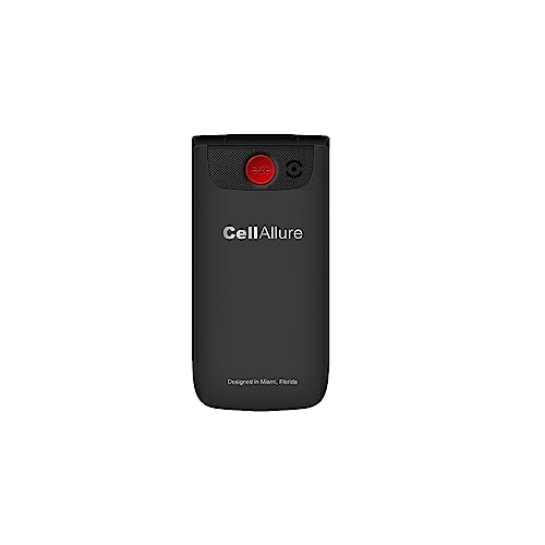 CV Directo CELLALLURE Telefono Celular Flip para Adultos Mayores Bienestar con Boton SOS Resistente Volumen Alto Y Teclas Grandes Camara Fotografica Celulares Basicos Adulto Mayor