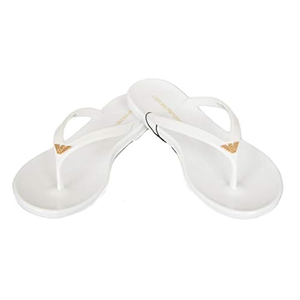 Emporio Armani Sandali da Bagno da Donna - Pantofole, Infradito, unicolore