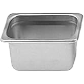 A-to-Z Supply STPA3194 Steam Table Pan, 1/9 Size, 4" deep, Anti-jam, 24 Gauge, 18/8 Stainless Steel, NSF (Made in China)