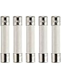 Microwave Fuse Ceramic Fuse Cartridge Fuse 20 Amp 250V Slow-Blow Compatible and Universal Replace for GE WB27X10388 and Whirlpool Kenmore Other Microwave 5 PCS