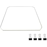 3D Printer Glass Bed Upgraded, Borosilicate Glass Plate w/Corners Cut for Monoprice Maker Select V2 Anet A8/A6 Wanhao Duplica