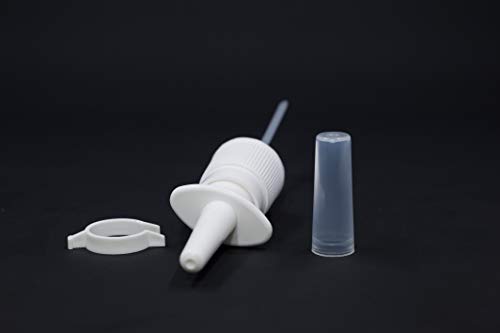 Empty Amber Glass Nasal Sprayer 2-Pack for Intranasal Insulin, Colloidal Silver and Saline Applications, 30ml (1oz) -dispenses .1 ml = 10 IU