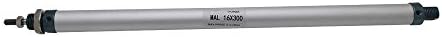 AIRTAK Mini Air Cylinder MAL 16 X 300 Single Male Thread Rod Dual Action 16mm Bore 300mm Stroke