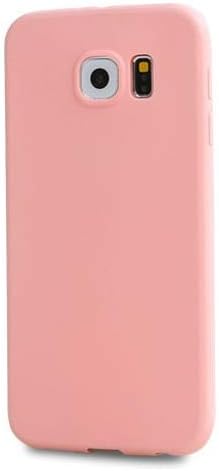 Erovy - Ultra-Thin Candy Color Case for Samsung Galaxy S8 S9 Plus S6 S7 Edge J1 J3 J5 J7 A3 A5 A7 2016 2017 Silicon TPU Soft Phone Cases [Pink A520 A5 2017]