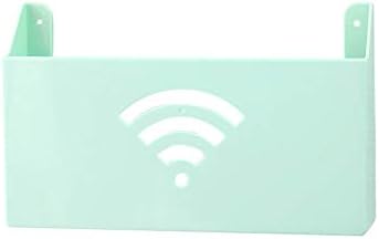 SportHome Durable Router Management Storage Box,Small Size Wall Mount WiFi Router Storage Boxes Shelf