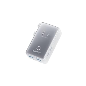 Anker Nano トラベルアダプタ (5-in-1, 20W) 海外旅行用 変換プラグ USB-Cポート USB-Aポート搭載