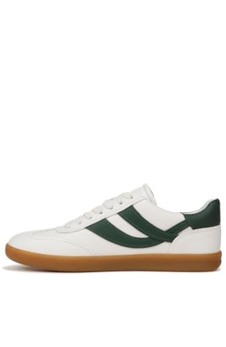 Vince Womens Oasis-W Lace Up Fashion Sneaker Chalk White/Pine Green Leather 9.5 M