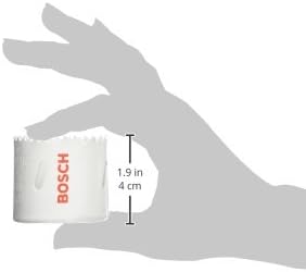 Bosch 2608580396 HSS Bi-Metal Hole Saw for Standard Adaptor 14 mm 9/16 inches, grey, 52 mm - Image 3