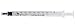 1ml Syringe Only with Luer Slip Tip - 20 Sterile Syringes by Care Touch (No needle)