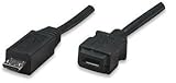 6ft USB Micro-B Male/Female Extension Cable Manhattan 307420
