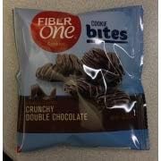 Fiber One Cookie Bites, Crunchy Double Chocolate, 5 Pouches (Pack of 2)