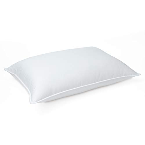 DOWNLITE Hotel & Resort Medium Density 230 TC EnviroLoft AAFA Certified Down Alternative Allergen Pillow (King)