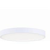 Maxim Lighting 57895WTWT Trim - 17W 1 LED Round Flush Mount-2 Inches Tall and 7 Inches Wide