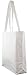 Large Shopping Tote with Shoulder Length Handles (White)