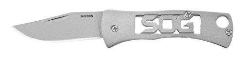 SOG Micron Folding Knife FF92-CP - Bead Blasted 1.5