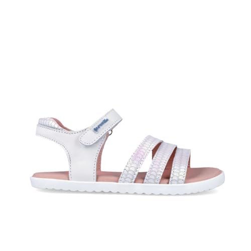 Garvalín Children's White Scale Detail Sandals
