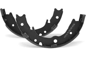 BOSCH BS887 Blue Parking Brake Shoe Set - Compatible With Select Mitsubishi Endeavor, Lancer, Outlander; Subaru Forester, Impreza, Legacy, Outback