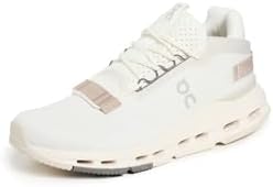 Amazon.com | On Women's Cloudrift Sneakers, White/Sand, 7.5 Medium