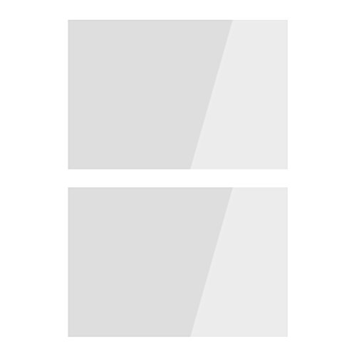 Kmise Z4923H2 2 Pieces Clear Blank Acoustic Guitar Pickguard Plate with Adhesive Back 0.25mm