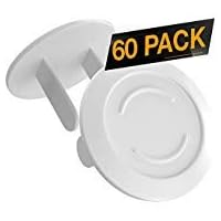 60 Pack Outlet Plugs Covers [Protect Your Child] Child Proof - Best Safety Electrical Power Socket Plug Wall Cover Protector