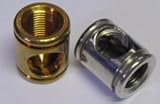 TWO - Replacement 2-Way, Cylinder Style, Pipe Elbows (BRASS)