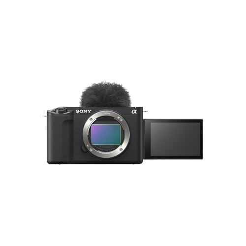 ZV-E1 di Sony | Vlog camera full-frame con obiettivo intercambiabile (compatta e leggera, 4K 60p, 12,2 megapixel, sistema di stabilizzazione digitale a 5 assi, batteria ad alta capacità)